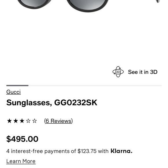GUCCI SUNGLASSES - Picture 10 of 16